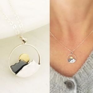 Ashlen Mountain Sterling Silver Necklace, NWOT